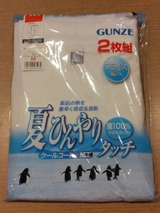 《新品》GUNZE メンズ 前あき 半ズボン下 2枚セット Mサイズ 肌着 インナー 紳士物 グンゼ c130/389