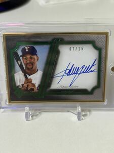 [Adrian Beltre] 2021 topps transcendent auto 直筆サイン 15枚限定 テキサス レンジャース 