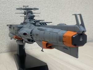 1/1000 アスカ塗装済完成品　ヤマトよ永遠に REBEL3199 宇宙戦艦ヤマト 地球防衛軍アスカ級補給母艦