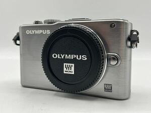 240523491003 OLYMPUS オリンパス PEN Lite E-PL3 Lens 14-42mm 1:3.5-5.6 ミラーレス一眼レフ コンパクトカメラ 付属品付 現状品 中古