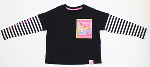 最終OFF【Candy chuu】125-135/キャンデイチュウ/Tシャツ/ブラック