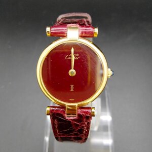 カルティエ Cartier 腕時計 不動品 18（マストヴァンドーム　925） レディース 4501301