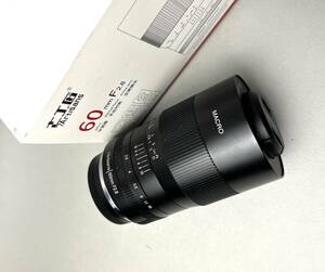 7artisans 60mm F2.8 APS-C マニュアルフォーカスマクロレンズ 　Fuji Xマウント用