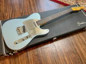 中古 Fender Mexico フェンダー メキシコ Chrissie Hynde Telecaster (Faded Ice Blue Metallic) ナット・ブリッジ交換/調整済 純正付き