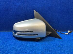 良品!! メルセデス ベンツ W204 Cクラス 204248 右 ドアミラー サイドミラー ヒーター付 ウインカー 2カプラー 9P 2P 検 C200 C350 C63 AMG