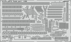 エデュアルド(53279)1/350 戦艦テルピッツ用エッチングパーツ(パート１）