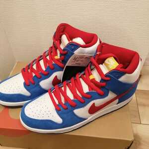 【新品、レア】Nike SB Dunk High Doraemon ナイキ SB ダンク ハイ ドラえもん CI2692-400 29cm 青 赤 黄 希少モデル