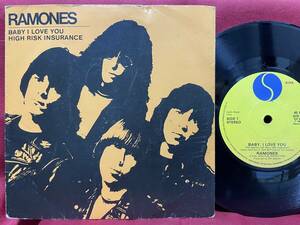 ◆1円開始!◆UKorg7”s!◆THE RAMONES◆BABY I LOVE YOU◆