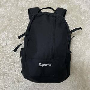 Supreme シュプリーム 18SS Backpack バックパック リュック　リュック デイパック 黒　BLACK ブラック　