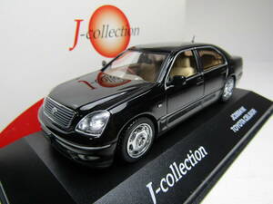 TOYOTA CELSIOR 1/43 トヨタ セルシオ Black ブラック 3代目 京商 JCollection JDM 日本名車 豊田 XF30型 2000~06 UCF3#型