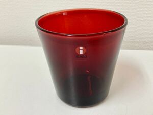 管30032 新品 iittala イッタラ KARTIO カルティオ タンブラー グラス コップ 北欧 レッド ガラス 製 コップ 食器　クランベリー　赤