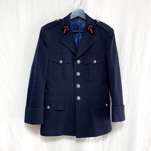 良品 60s 70s フランス軍 ファイヤーマン ウールジャケット 制服 ネイビー ジャケット ユーロ コルビジェ イギリス軍 ドイツ軍