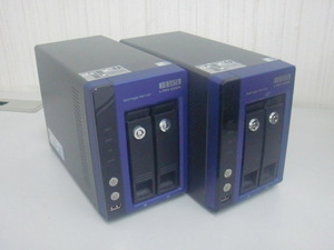 ☆2台セット！I・O DATA/アイ・オー・データ Storage Server HDL-Z2WS2.0！(MID-3431)「80サイズ」☆