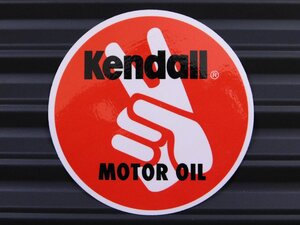 ◆送料\110◆【Kendall MOTOR OIL・ケンドル】※《レーシングステッカー》　(品番ms078)　アメリカン雑貨　ガレージ