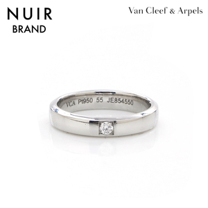ヴァンクリーフアンドアーペル Van Cleef & Arpels リング・指輪 ダイヤモンド Pt950 サイズ55 15号 シルバー