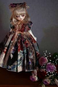 DearSD〜SDサイズのハンドメイドドレス"antique ribbon" 