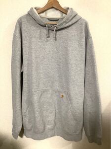 CARHARTT カーハート LOOSE FIT ルーズフィット　スウェットパーカー　フーディー グレー　ストリート　カジュアル　メンズ　古着　XL