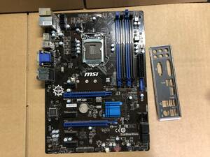 5★中古品 BIOS確認 マザーボード MSI Z97-S01 LGA1150 IOパネル付き★