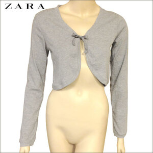 ZARA　TRF T-SHIRT ザラ　レディース　ボレロ　グレー