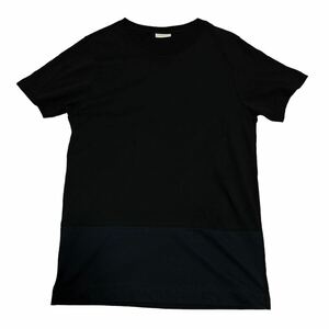 DRIES VAN NOTEN ドリスヴァンノッテン バイカラー半袖Tシャツ ブラック ネイビー メンズ サイズS トルコ製