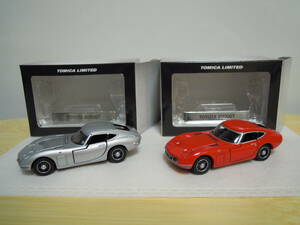 トミカ リミテッド TOYOTA 2000GT シルバー レッド ２台セット トヨタ TOMICA LIMITED トミー TOMY