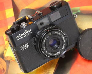 ミノルタ minolta Hi-MATIC F ブラック完動美品 