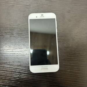 【MYT-0609.7-3】 1円～ シャープ AQUOS R SH-03J Zirconia White Android 制限〇 バッテリー良好 IMEI:353003088379349 ロック無 写真参照