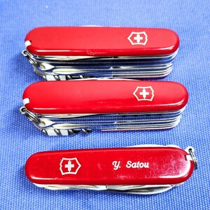 VICTORINOX ビクトリノックス マルチツール ナイフ 3点 まとめて◆アウトドア ナイフ◆熊対策◆未使用品含む◆18才未満購入不可