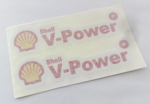 shell シェル V-Power ステッカー フェラーリ デカール 2枚セット