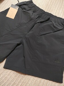 新品 THE NORTH FACE ノースフェイス ナイロン ストライダー ショーツ L ブラック 黒 ショートパンツ ハーフパンツ メンズ 膝上丈