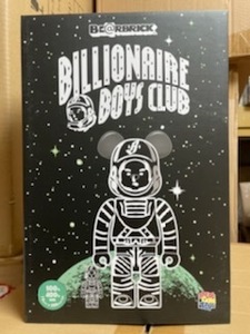 ◎ MEDICOMTOY メディコムトイ BE@RBRICK ベアブリック 100％ 400％ BILLIONAIRE BOYS CLUB ASTRONAUT BLACK