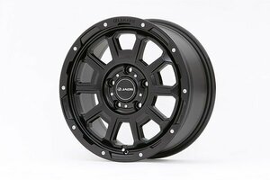 JAOS ジャオス ADAMAS BL5 17x7.5J+44 5H 127 マットブラック 17インチ 鋳造1ピースホイール 1本