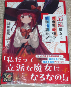 電撃文庫「赤点魔女に異世界最強の個別指導を!」鎌池和馬 直筆サイン本 新品未開封品 / KADOKAWA