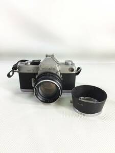 S2517○minolta ミノルタ SR-7 フィルムカメラ 一眼レフカメラ レンズ/AUTO ROKKOR-PF 1:1.4 f=58mm シャッターOK