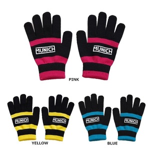 SALE! メール便可! MUNICH (ミュニック) ニットグローブ (FREE) PINK | futsal フットサル ピンク 手袋 セール