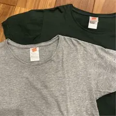 【2枚セット】Hanes euro-fit T