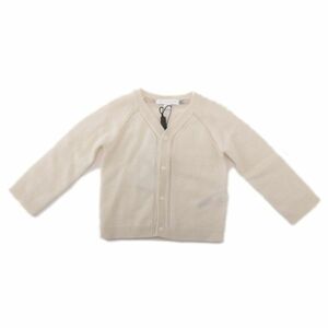 ◎【新品】【アウトレット品】BURBERRY CHILDREN　バーバリーチルドレン　キッズ　ニットカーディガン　オフホワイト系　[24M] 46313