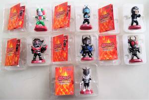 仮面ライダー トイフル Vol.1 首ふりマスコット フィギュア シークレット込 全7種セット ファム V3 旧1号 ショッカー戦闘員　龍騎 アギト