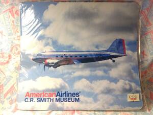 アメリカン航空★マウスパッド★（C.R.SMITH MUSEUM）★未開封品