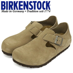 BIRKENSTOCK (ビルケンシュトック) 1010504 LONDON ロンドン スエードレザーシューズ TAUPE ナロー幅 BI226 39-約25.0cm