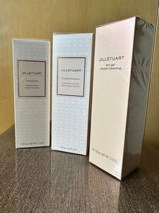 未開封 ラインセット JILLSTUART ホットジェル クレンジング 化粧水 クリスタル エンハンサー 乳液 クリスタライザー ジルスチュアート 