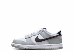 Nike GS Dunk Low SE Lottery "Grey Fog/Light Crimson" 23cm DQ0380-001