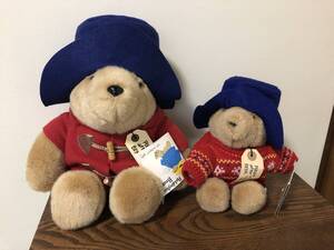 eden エデン　Paddington Bear　くまのパディントン　ぬいぐるみ　2体★赤のジャケットとセーターでレア！！可愛い