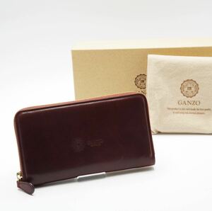 定価66,000円 美品 GANZO GUD2 ラウンドファスナー長財布 ガンゾ / 長財布 牛革 本革 レザー グイディ ジーユーディー GUD