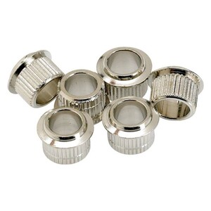 フェンダー Fender Vintage Style Tuning Machines BUSHINGS (6) クローム ギター用ブッシュ