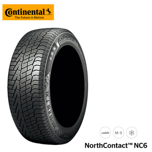 送料無料 コンチネンタル スタッドレスタイヤ Continental NorthContact NC6 205/50R17 93T XL 【2本セット 新品】