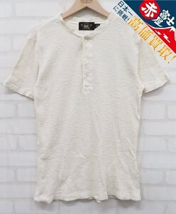 8T7576/RRL 半袖サーマルヘンリーネックTシャツ