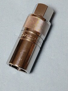 プラグレンチ 3/8 スナップオン サイズ 18 【18mm】 S9711KA 中古品 美品 保管品 SNAPON SNAP-ON プラグ ソケット ラバーキャッチ