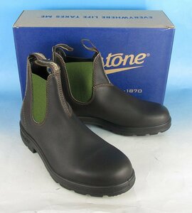 LFF15376 BLUNDSTONE ブランドストーン ELASTIC SIDED BOOT サイドゴアブーツ AUS/UK 7 1/2 ブラウン/オリーブ 未使用