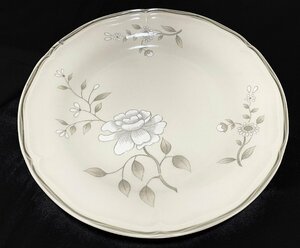 新品同様 極美品 southampton stoneware collection 大皿 プレート プラター 花柄 アンティーク レトロ 日本製 27cm